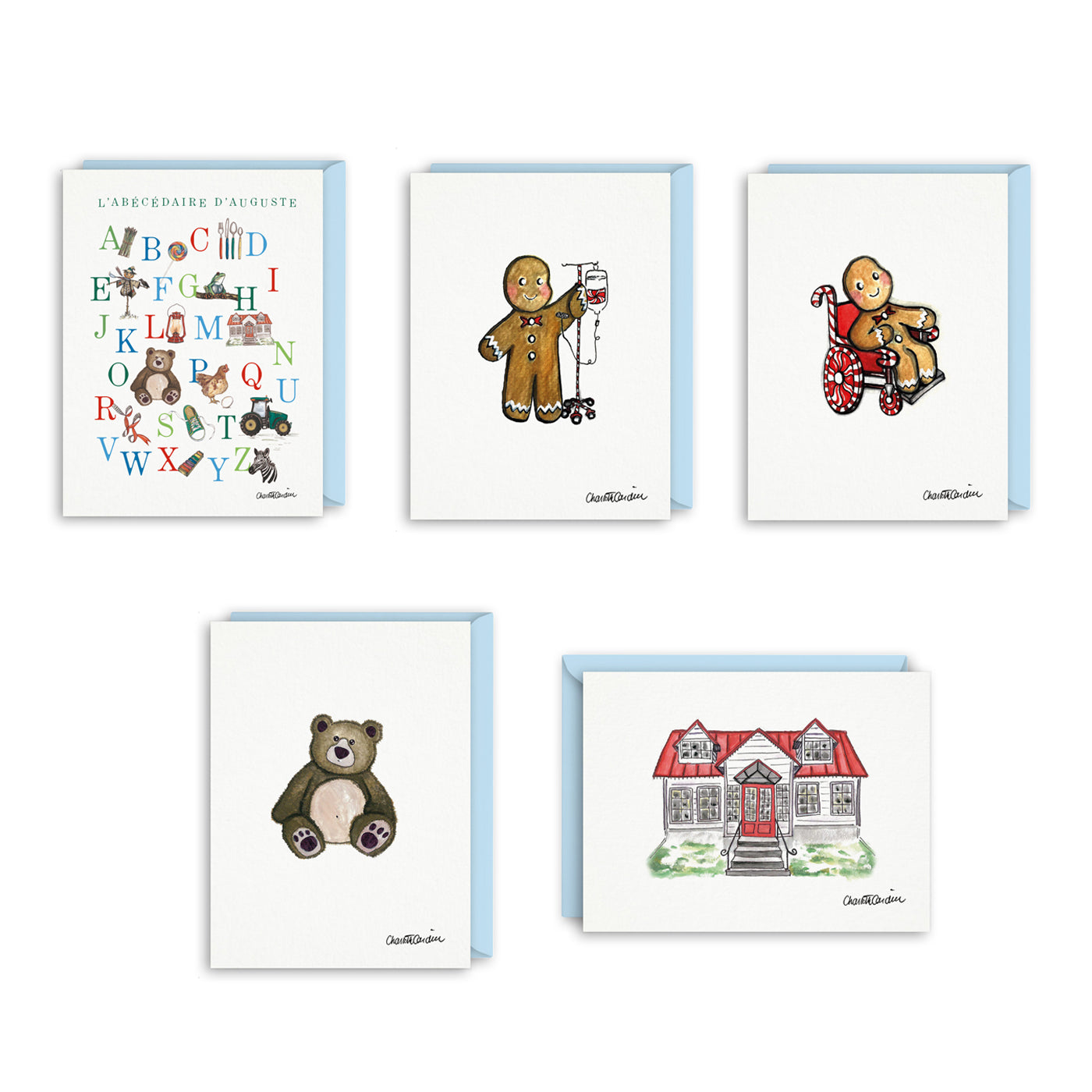 Greeting Cards Designed by Charlotte Cardin - Package of 10
